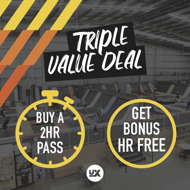 Triple Value Deal - 3 Hours for $28